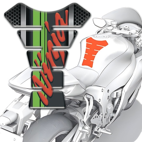 Kawasaki Tank Guard Pads Anti Slip Sticker Ninja Variant 