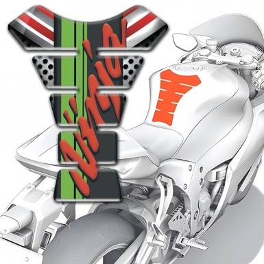 Kawasaki Tank Pad Protector Ninja Version Racing Edition 