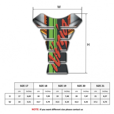 Kawasaki Tank Pad Motorbike Ninja Model Gray Copper Design Base 