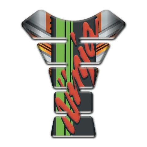 Kawasaki Tank Pad Motorbike Ninja Model Gray Copper Design Base 