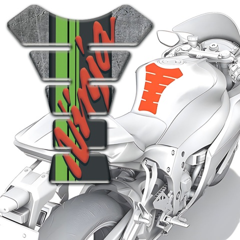 Kawasaki Tank Pad Protector Ninja Edeition Stone Base Design 