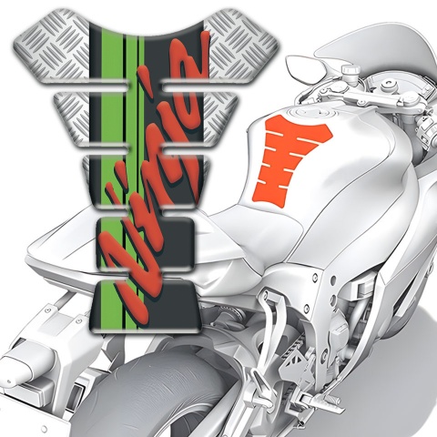 Kawasaki Tank Protector Ninja Edition Crossed Patterns Design 