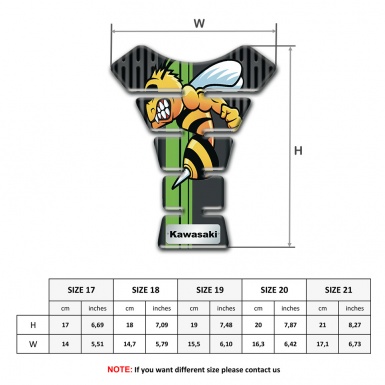 Kawasaki   Tank Guard Pads Gray Ornament Base Anime Logo Design 