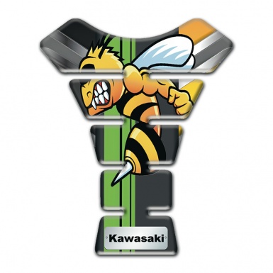 Kawasaki Tank Guard Pads High-Quality  Model with Cartoon Logo Style 