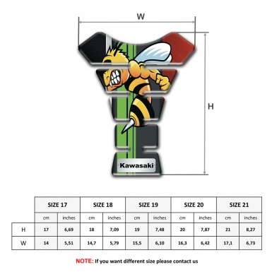 Kawasaki Tank Fuse Cartoon Logo Design Racing Edition 