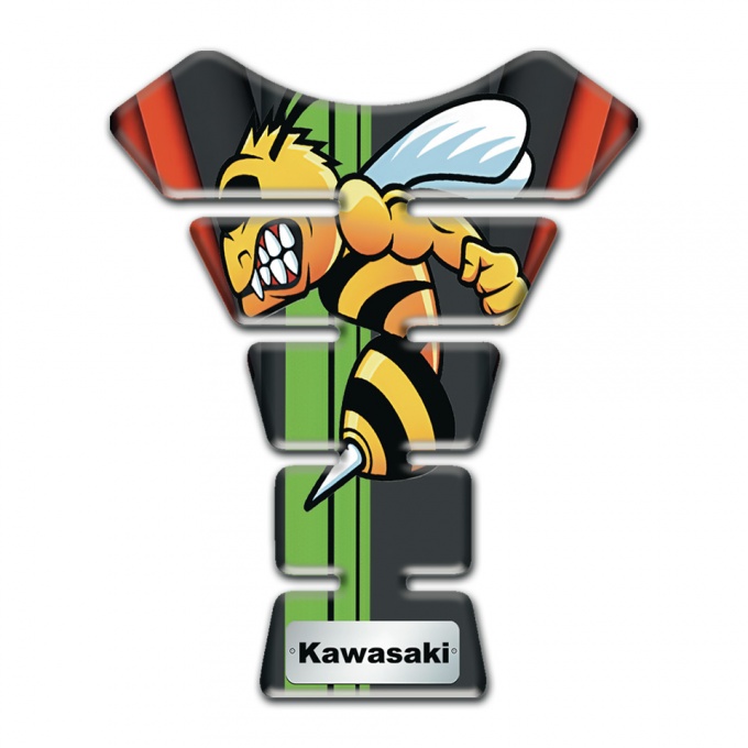 Kawasaki Tank Pad Protector Unique Design with Cartoon Logo 