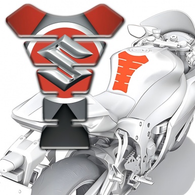 Suzuki Tank Pad Protector Big logo Design 