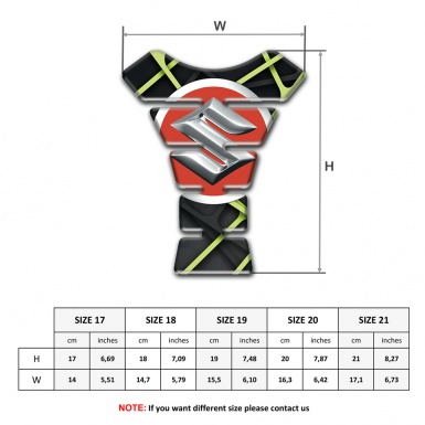 Suzuki Tank Pad Motorbike Premium Quality Model 