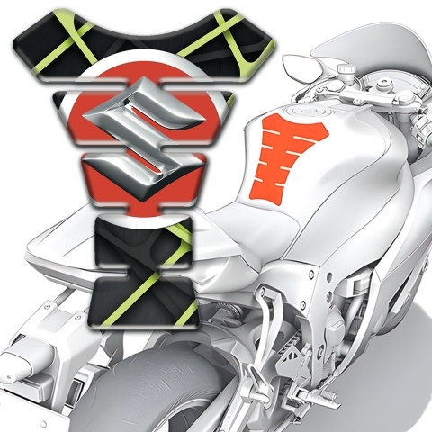 Suzuki Tank Pad Motorbike Premium Quality Model 