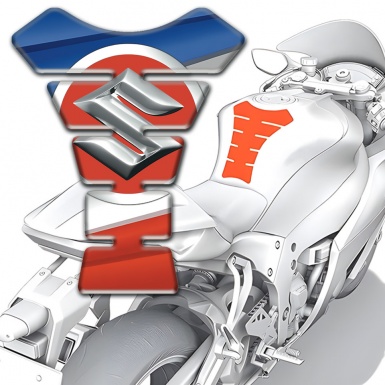Suzuki Tank Protector Colorful Base Design 