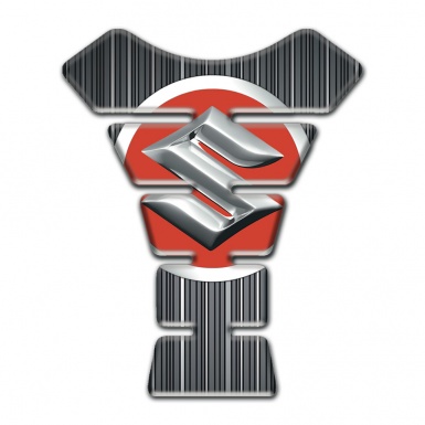 Suzuki Tank Fuse Gray with White Stripes edition 