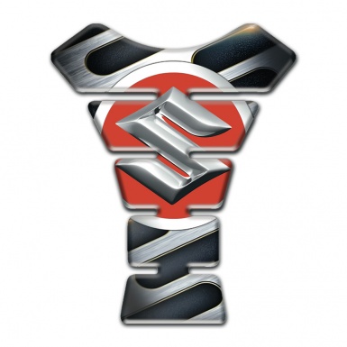 Suzuki Tank Pad Motorbike Metal Elements Design  