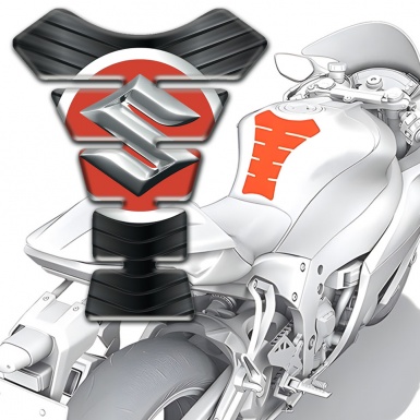 Suzuki Tank Guard Pads Rubber effect Edition 