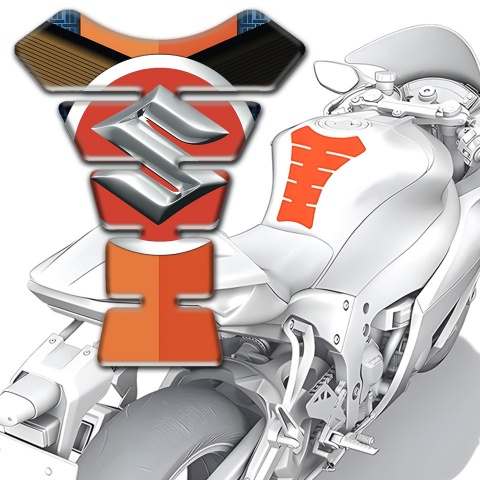 Suzuki Tank Fuse Orange Motif Edition 