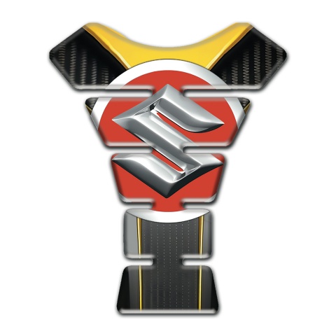 Suzuki Tank Pad Motorbike Silicone Sticker Racing Edition 