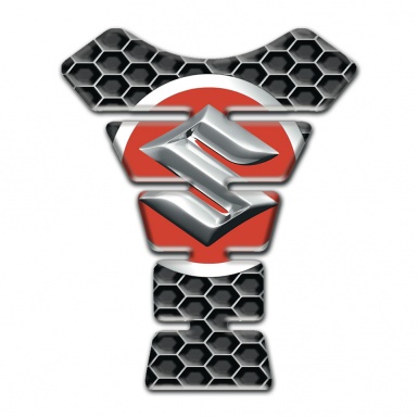 Suzuki Tank Pad Protector Honeycomb Style 