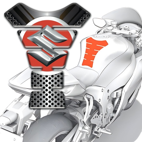 Suzuki Tank Guard Pads Premium Quality Print 