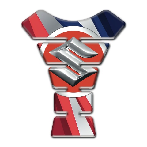 Suzuki Tank Guard Pads Multicolored Patterns Design 