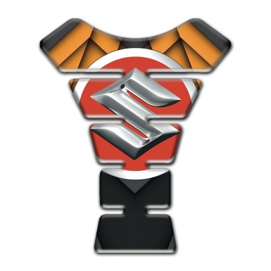 Suzuki Tank Pad Protector Orange Parts Motive Design 