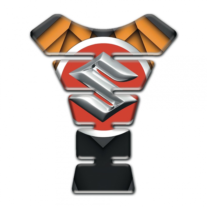 Suzuki Tank Pad Protector Orange Parts Motive Design 