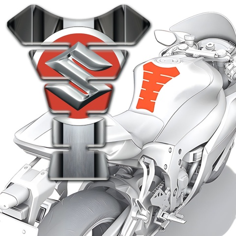 Suzuki Tank Fuse Metal Effect Base Style 