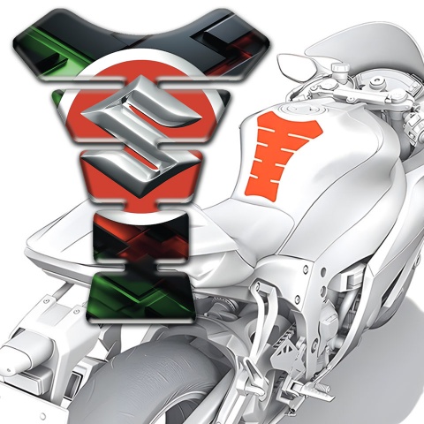 Suzuki Tank Protector Unique base Decoration Style 