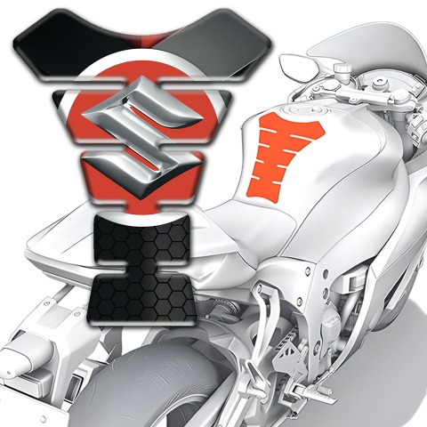 Suzuki Tank Guard Pads Motorcycle High-Quality Edition