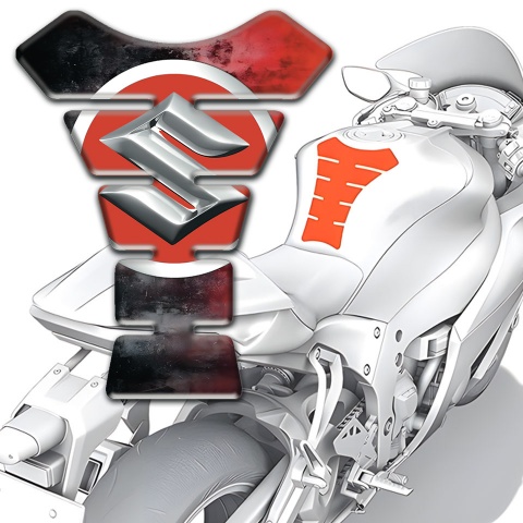 Suzuki Tank Pad Protector Mixed Colors Base Style 