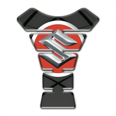 Suzuki Tank Fuse Gray Base with Black Lines Style 