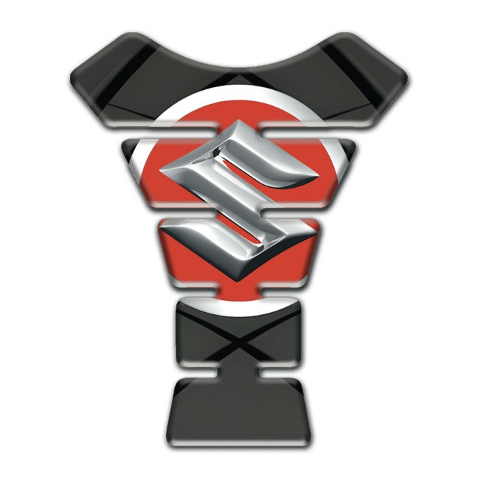Suzuki Tank Fuse Gray Base with Black Lines Style 