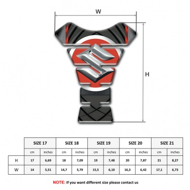 Suzuki Tank Pad Motorbike Anti Slip Sticker High-Quality  
