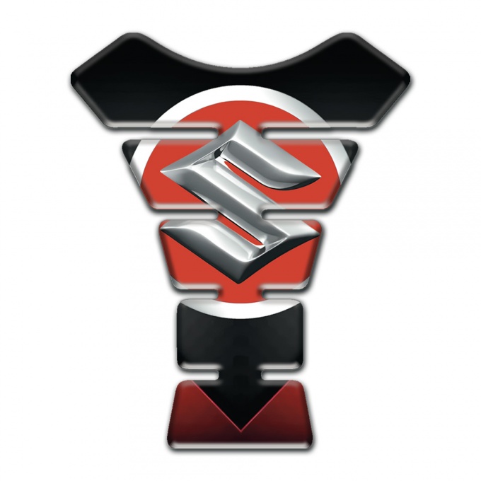Suzuki Tank Pad Motorbike Clean dark Design 