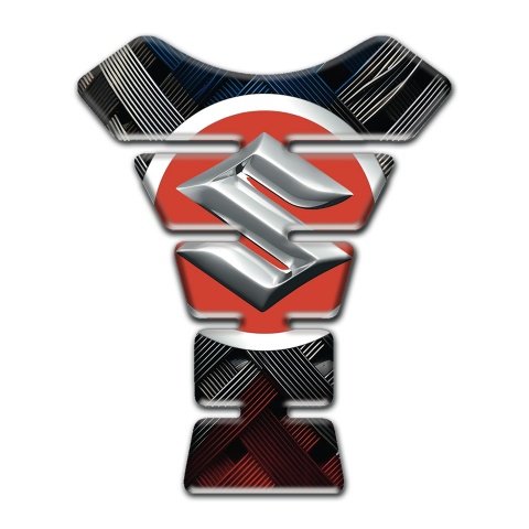 Suzuki Tank Pad Motorbike Crossed Belts Edition 