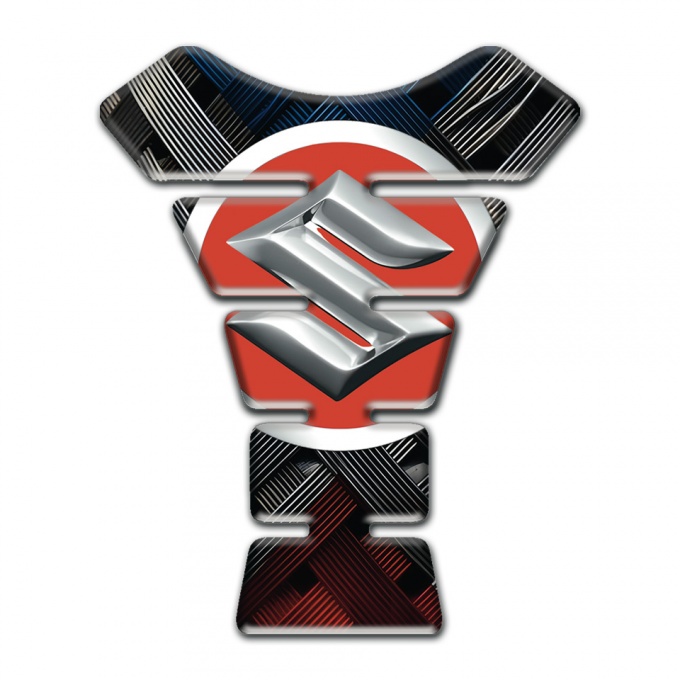 Suzuki Tank Pad Motorbike Crossed Belts Edition 