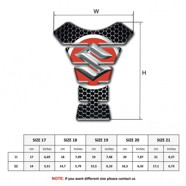 Suzuki Tank Protector Perforated Base Edition 