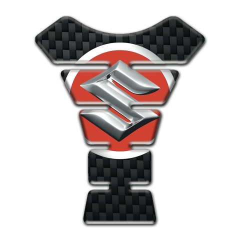 Suzuki Tank Pad Protector Black fibers Edition 