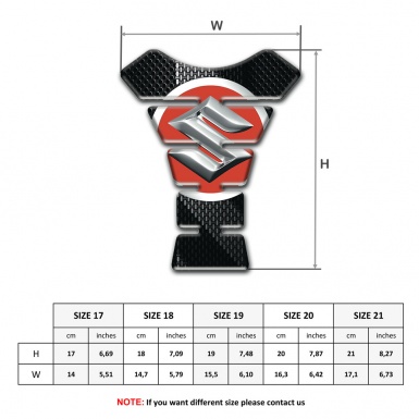 Suzuki Tank Guard Pads Black Gray Carbon decoration 