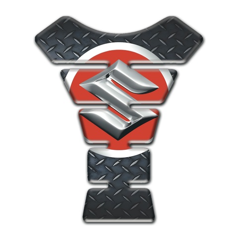 Suzuki Tank Pad Motorbike Rough Background Effect Style 