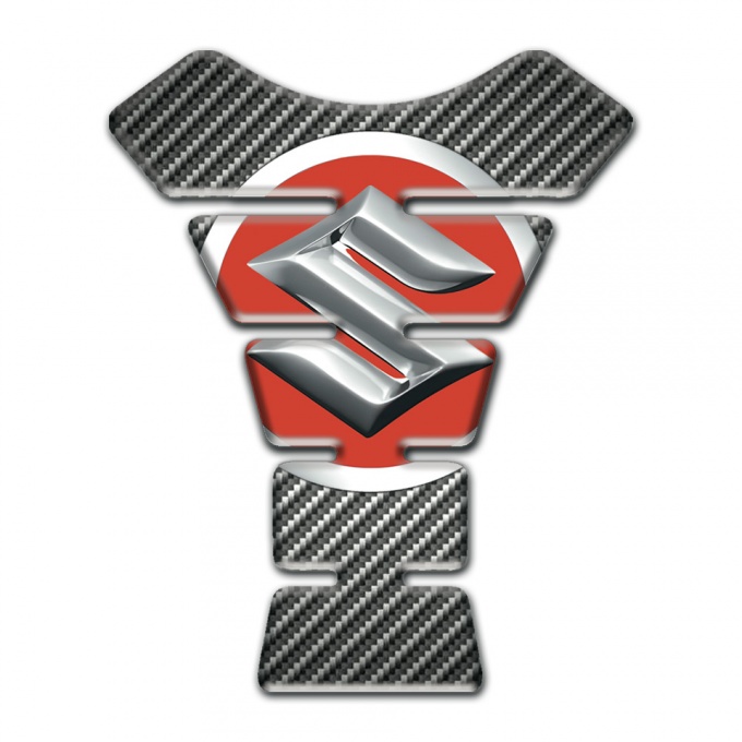 Suzuki Tank Guard Pads Classic Carbon Edition 