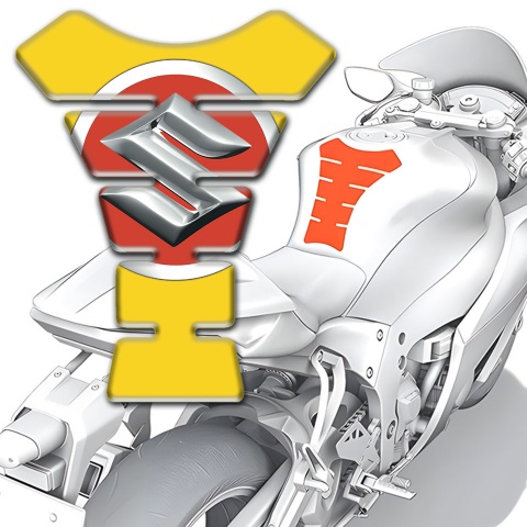 Suzuki Tank Protector High End Yellow Style 