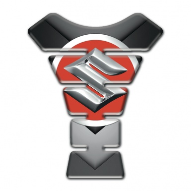 Suzuki Tank Protector Gray Nuance V Shape Decoration Base 