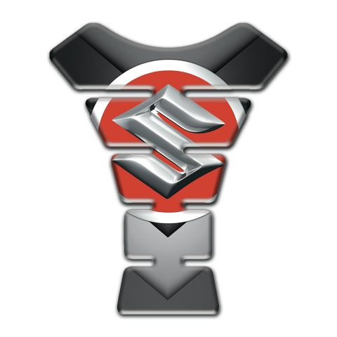 Suzuki Tank Protector Gray Nuance V Shape Decoration Base 