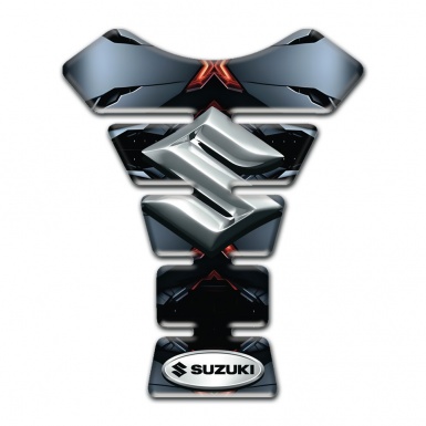 Suzuki Tank Guard Pads 3D Torn Effect Design 