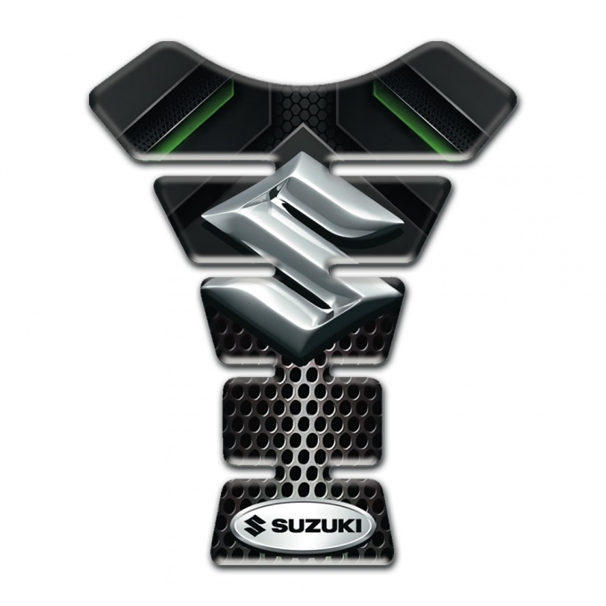 Suzuki Tank Fuse Silver Logo Style Racing Edition type 