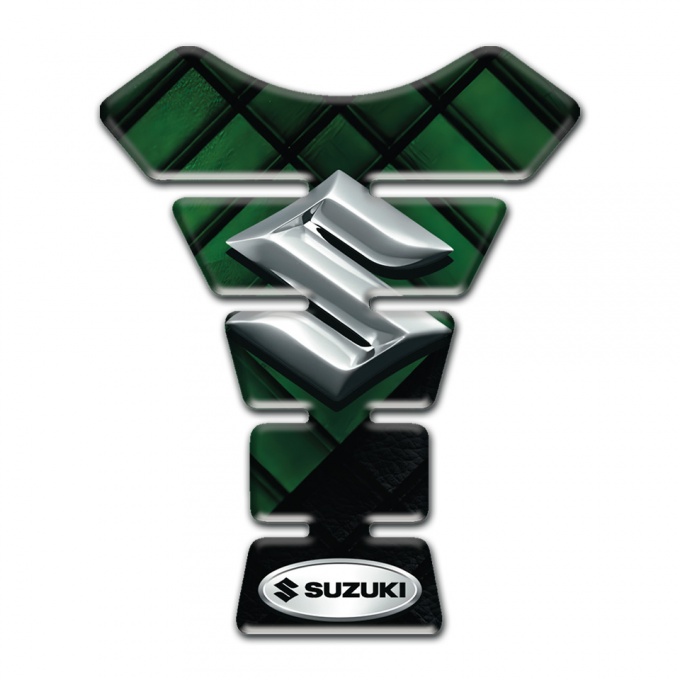 Suzuki Tank Protector Dark Green Parts Design 