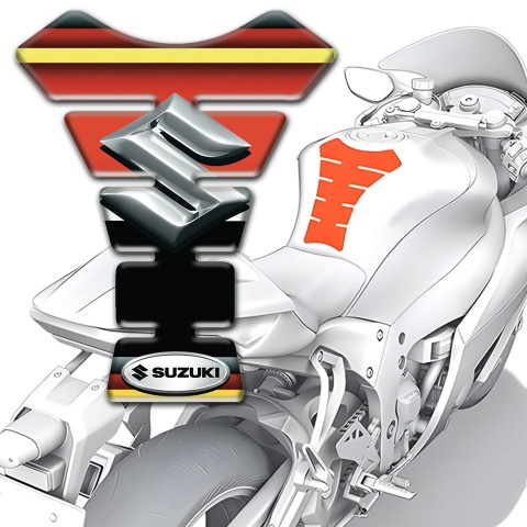 Suzuki Tank Fuse horizontally colors Design 