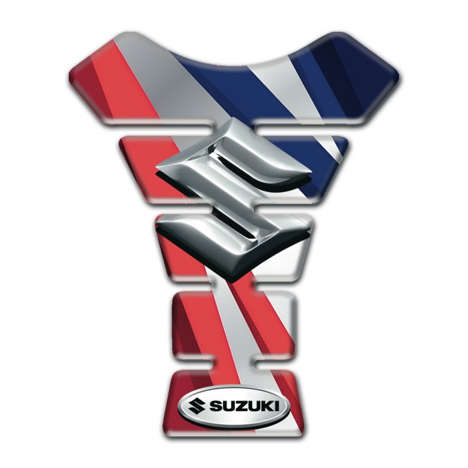 Suzuki Tank Pad Protector Multicolored Tapes Design 
