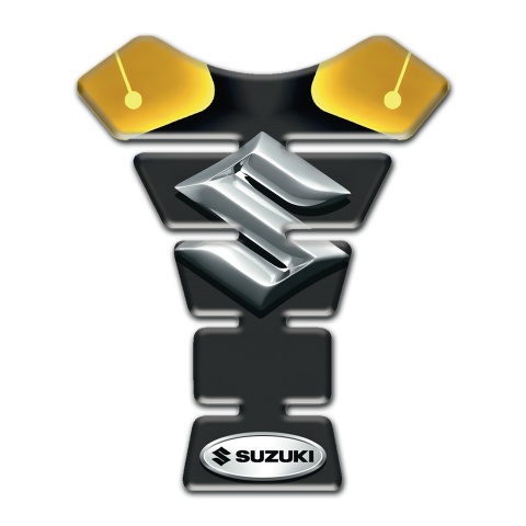 Suzuki Tank Fuse Black with Yellow Parts Design 