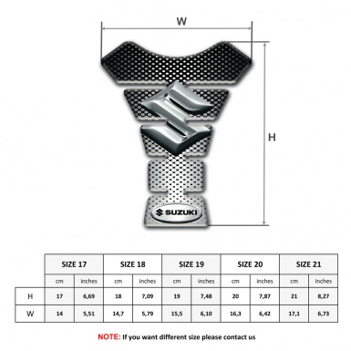 Suzuki Tank Pad Motorbike Stylish Decoration Base Design 