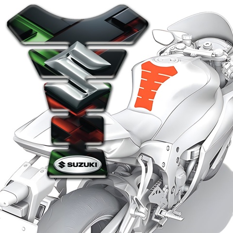 Suzuki Tank Protector Amazing Colorful base 